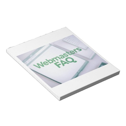 Bloc-note FAQ WebMasters (Incliné)
