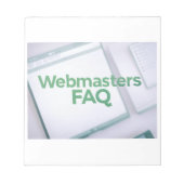 Bloc-note FAQ WebMasters (Devant)