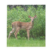 Bloc-note Faune devant une clôture (Devant)