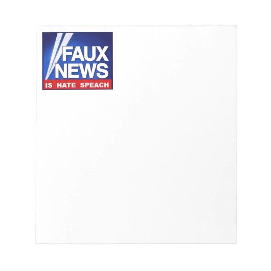 Bloc-note Faux News (Devant)