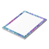 Bloc-note Faux Sparkly Mermaid Parties scintillant Bordure b (Tourné)