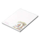 Bloc-note Fée de Pâques personnalisée (Tourné)