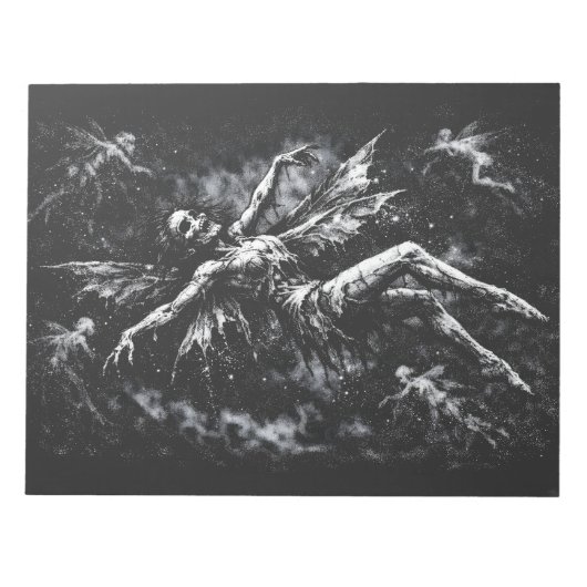 Bloc-note Fée morte par BurnsInHell (Devant)