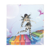 Bloc-note Féerie de clavier musical (Devant)