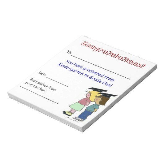 Bloc-note Félicitation ! (Tourné)