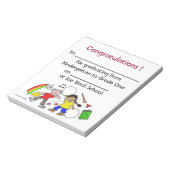 Bloc-note Félicitations ! Diplômé de la maternelle (Tourné)