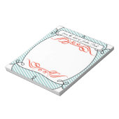 Bloc-note Félicitations drôles promu en faux temps libre (Tourné)