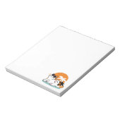 Bloc-note Feline fin au soleil - Chat Tropical relaxé (Tourné)