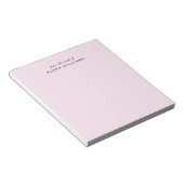 Bloc-note Feminine moderne du bureau de Script rose vif (Incliné)