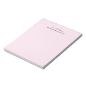 Bloc-note Feminine moderne du bureau de Script rose vif (Tourné)