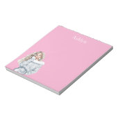 Bloc-note Femme Blond Argent Rose (Tourné)