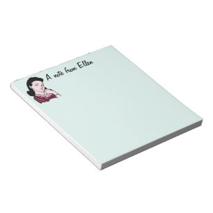Bloc-note Femme les années 50