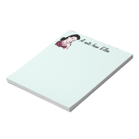 Bloc-note Femme les années 50 (Tourné)