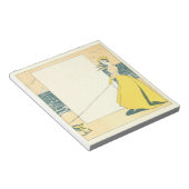 Bloc-note Femme marchant Chien sur la plage Edward Penfield (Incliné)