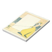 Bloc-note Femme marchant Chien sur la plage Edward Penfield (Tourné)