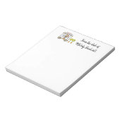 Bloc-note Femme ou fille Fleur sauvage humoristique (Tourné)