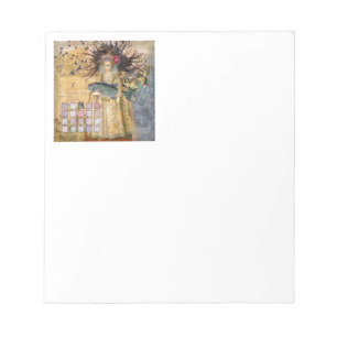 Bloc-note Femme Poisson Vintage Gothique Classique