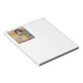 Bloc-note Femme Poissons Vintage Classique Gothique (Incliné)