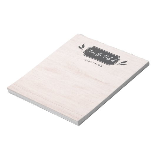 Bloc-note Ferme | À partir du bureau de (Tourné)