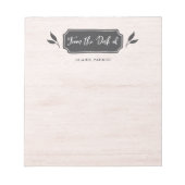 Bloc-note Ferme | À partir du bureau de (Devant)