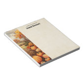 Bloc-note Ferme citrouille automne récolte Thanksgiving (Incliné)