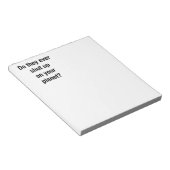 BLOC-NOTE FERME-TOI ! (Incliné)