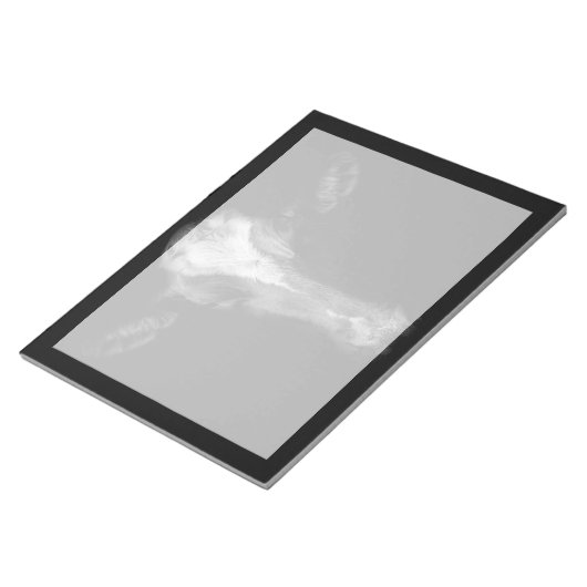 Bloc-note Fermes | Tête de vache B&W (Incliné)