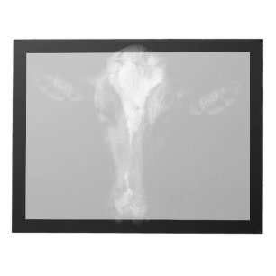 Bloc-note Fermes   Tête de vache B&W