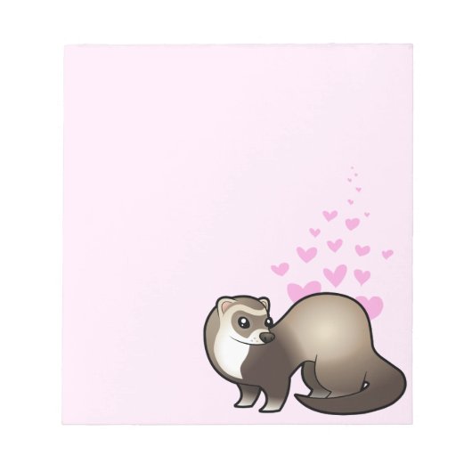 Bloc-note Ferret Love (Devant)