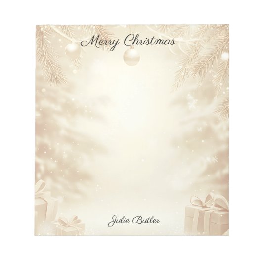 Bloc-note Fête de Noël (Devant)