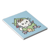 Bloc-note Fête de Noël avec Purr-ty Time Cat (Incliné)