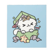 Bloc-note Fête de Noël avec Purr-ty Time Cat (Devant)