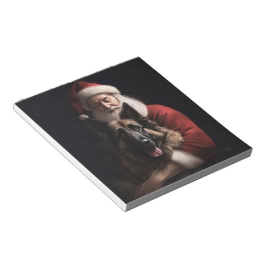 Bloc-note Fête de Noël du berger de Belgique (Incliné)