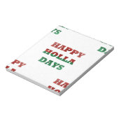Bloc-note fête des holla (Tourné)