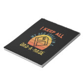 Bloc-note Fête des pères Je Garde Tous Mon Père Blagues (Tourné)