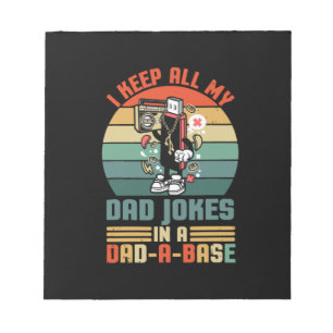 Bloc-note Fête des pères Je Garde Toutes Mes Blagues De Papa
