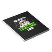 Bloc-note Fête des Pères | Meilleur papa de Shih Tzu au mond (Incliné)