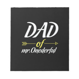 Bloc-note Fête des pères Papa De M. Onederful