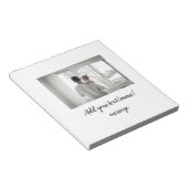 Bloc-note fête des pères son père papa ajouter un texte phot (Incliné)