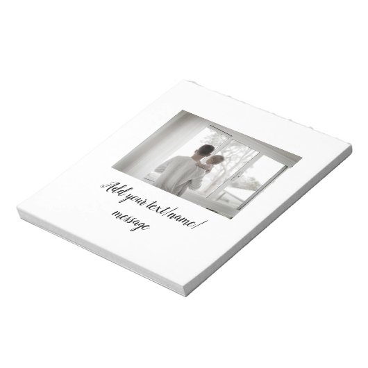Bloc-note fête des pères son père papa ajouter un texte phot (Tourné)