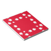 Bloc-note fête du canada (Incliné)