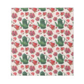 Bloc-note fête du thé de vacances aquarelle (Devant)