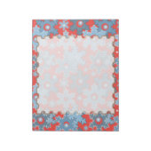 Bloc-note Fêtes de Noël Fête hiver Flamme de neige brillant (Tourné)