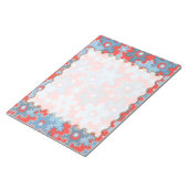 Bloc-note Fêtes de Noël Fête hiver Flamme de neige brillant (Incliné)