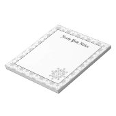 Bloc-note Fêtes Noël Snowflakes Notepads (Tourné)