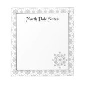 Bloc-note Fêtes Noël Snowflakes Notepads (Devant)