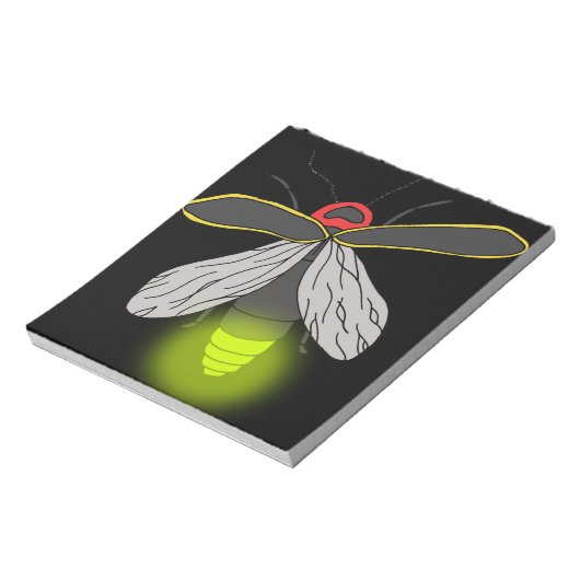 Bloc-note feu de vol de bogue (Tourné)