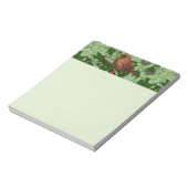 Bloc-note Feu et hellebore, vert clair (Tourné)
