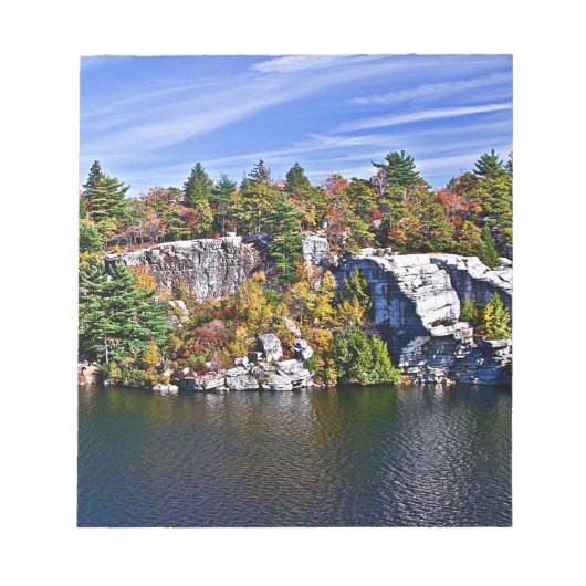 Bloc-note Feuillage d'automne autour de lac Minnewaska (Devant)