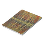 Bloc-note Feuillage d'automne et reflets de bouleau; Hiawath (Tourné)